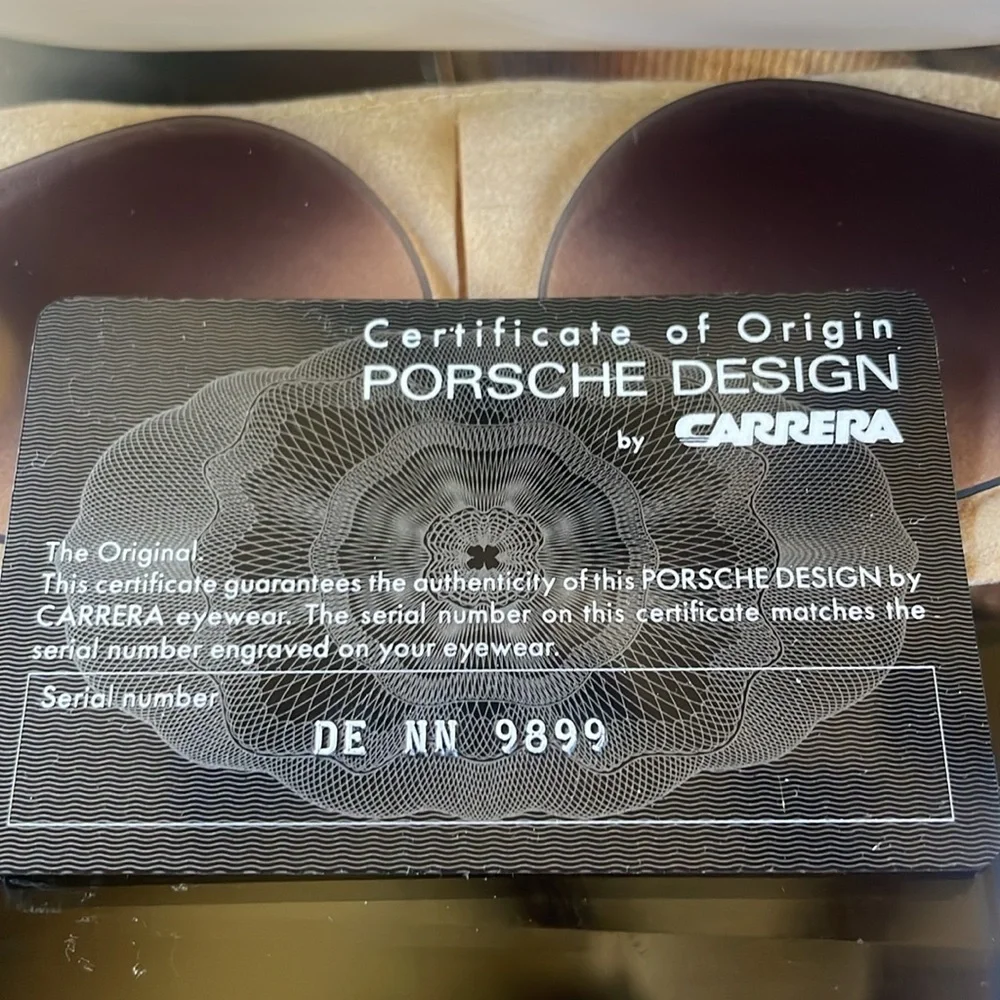 Carrera Authentic Vintage Porsche Sunglasses